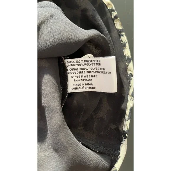 BNWT WALTER BAKER LEOPARD BLONDIE ASYMMETRICAL HEM TOP IN A MARKED SIZE XS - Picture 6 of 6